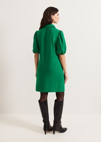 Phase Eight Candice Scallop Dress Green USA | 2361048-RF